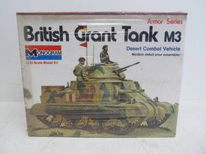 lot 56 image: Vintage Monogram British M3 Grant Tank