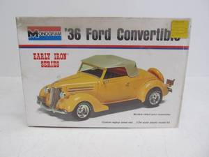 lot 87 image: Vintage Monogram 1936 Ford Convertible