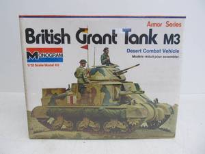 lot 99 image: Vintage Monogram British M3 Grant Tank