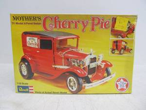 lot 126 image: Vintage Revell Mothers Cherry Pie 1931 Model A Panel Sedan