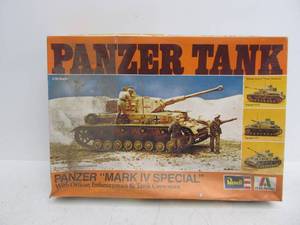 lot 137 image: Vintage Revell Mark IV Special Panzer Tank
