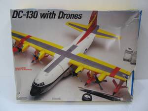 lot 211 image: Large Vintage Testors DC-130 wDrones