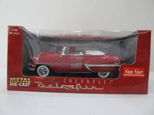 lot 171 image: Sun Star Diecast Metal 1954 Chevrolet Belair Convertible