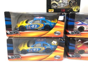 lot 227 image: Lot of Hot Wheels Diecast Nascar Race Cars & 2 Maisto Motorcycles