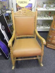 lot 6 image: ANTIQUEVINTAGE NORTH WIND ROCKER - AWESOME PIECE - SEE PICTURES