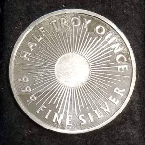 12 TROY OZ. .999 FINE SILVER SUNSHINE MINT