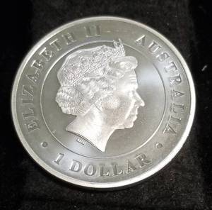2015 AUSTRALIA SPIDER 1 TROY OZ .999 FINE SILVER