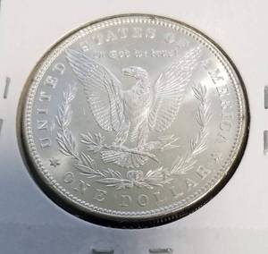1887 MORGAN SILVER DOLLAR GEM BU