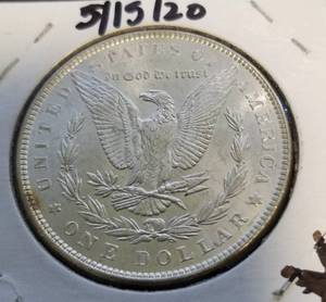1886 MORGAN SILVER DOLLAR UNC