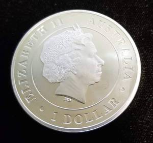 2015 AUSTRALIA SPIDER 1 TROY OZ .999 FINE SILVER