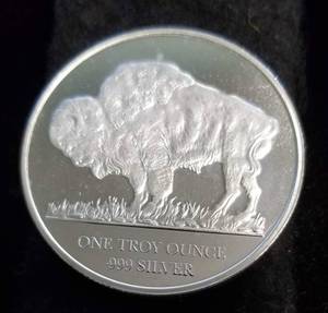 1 TROY OZ. .999 FINE SILVER INDIAN HEAD DESIGN