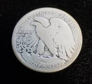 1916-D WALKING LIBERTY HALF DOLLAR