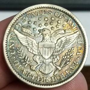 1894 BARBER QUARTER AU55