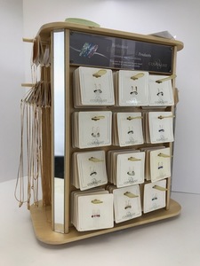 lot 1 image: NO RESERVE- R.S. Covenant Birthstone Eternity Band Pendants  Necklaces  Display Stand- Retail $3,000