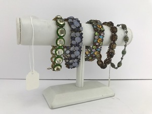 lot 25 image: Beautiful Womens Bracelets & Display Stand (Lot of 6)
