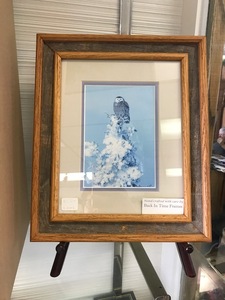 lot 121 image: Owl Picture With Hand-Crafted Frame