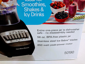 lot 516 image: Hamilton Beach Smoothie Blender