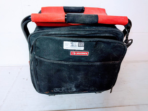 lot 555 image: Huskey Tool Bag With Built in Stool