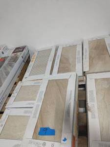 lot 9 image: Elegance Beige 12 in. x 24 in. Porcelain Floor and Wall Tile (13.62 sq. ft. case)