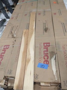 lot 10 image: Plano Natural Hickory 34 in. Thick x 3-14 in. Wide x Random Length Solid Hardwood Flooring (22 sq. ft.