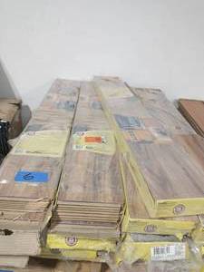 lot 6 image: Lakeshore Pecan 7 mm Thick x 7-23 in. Wide x 50-58 in. Length Laminate Flooring (24.17 sq. ft.  case)