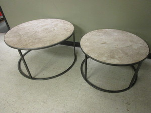 lot 504 image: HAMMARY FURNITURE NESTING TABLES