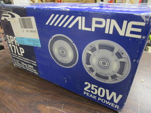 lot 531 image: ALPINE COAXIAL 2-WAY SPEAKER SYSTEM - NEW