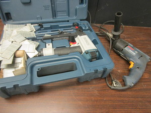 lot 537 image: BOSCH FINISH NAILER, BOSCH DRILL