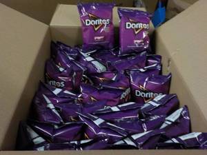 lot 118 image: Case of 72 - 1 oz Bags Doritos Redu...