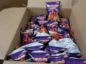lot 129 image: Case of 64- 2 oz Bags Saritas Turb...