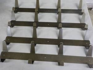 lot 144 image: Lot of 4 Hammered Metal Wall Hooks...