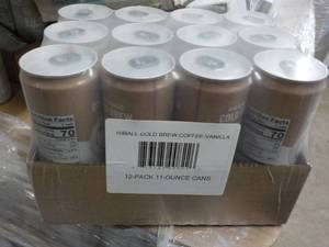 lot 149 image: 12 - 11 oz cans Vanilla Hi Ball Col...