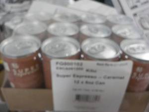 lot 154 image: 12 - 6 oz cans Caramel Kitu Super E...