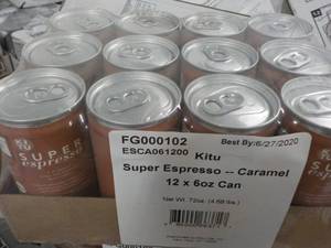 lot 155 image: 12 - 6 oz cans Caramel Kitu Super E...
