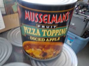 lot 236 image: 7.2 lb. can Musselmans Diced Apple...