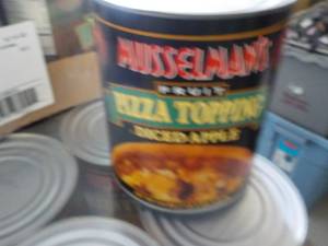 lot 237 image: 7.2 lb. can Musselmans Diced Apple...