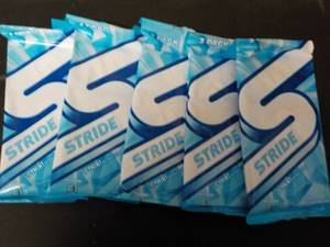 lot 248 image: 5 3 packs Stride sugar free icy min...