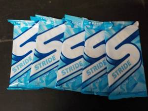 lot 250 image: 5 3 packs Stride sugar free icy min...