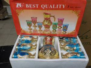 lot 293 image: ZG Best Quality 7 piece pitcher and...