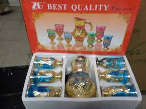 lot 294 image: ZG Best Quality 7 piece pitcher and...