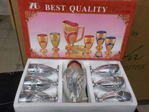 lot 296 image: ZG Best Quality 7 piece pitcher and...