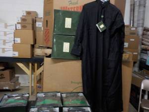 lot 309 image: AJYADELASHRY size 58 brown robe new...