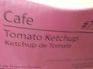 lot 346 image: 3 1.5 gallon bags Caf Ketchup...