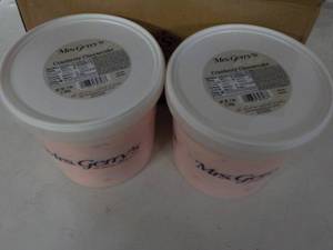 lot 352 image: 2 3 lb. Tubs Mrs. Gerrys Cranberry...