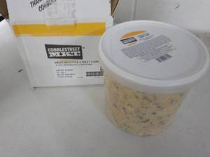 lot 362 image: 1 5 lb. tub Mexican Style Street Co...