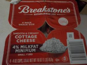 lot 374 image: 8 4 packs 4 oz. cups Breakstones Co...