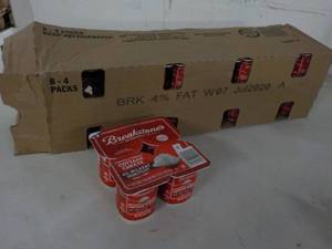 lot 375 image: 8 4 packs 4 oz. cups Breakstones Co...