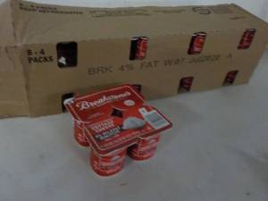 lot 376 image: 8 4 packs 4 oz. cups Breakstones Co...