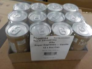 lot 422 image: 12 6 oz. cans vanilla Kitu super ex...