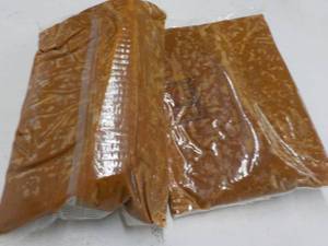 lot 427 image: 2 5 lb. frozen bags taco sauce with...